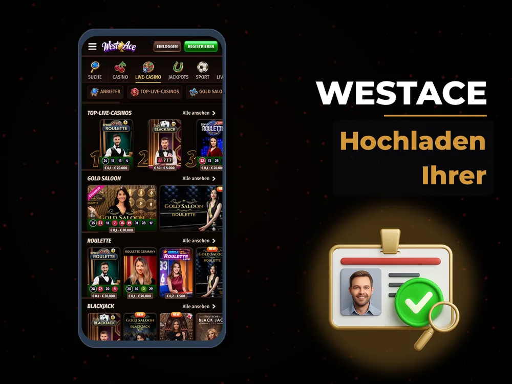 Westace - Hochladen Ihrer